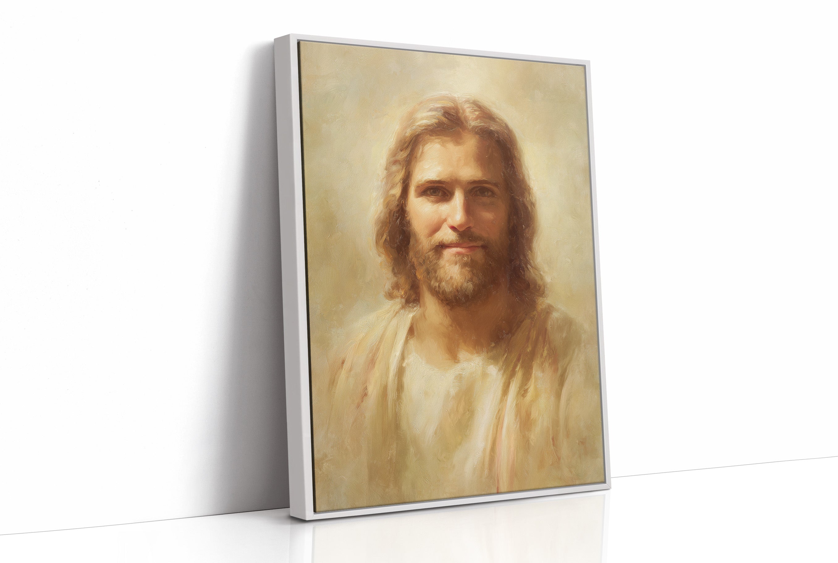 Divine Radiance Captured In Brushstrokes