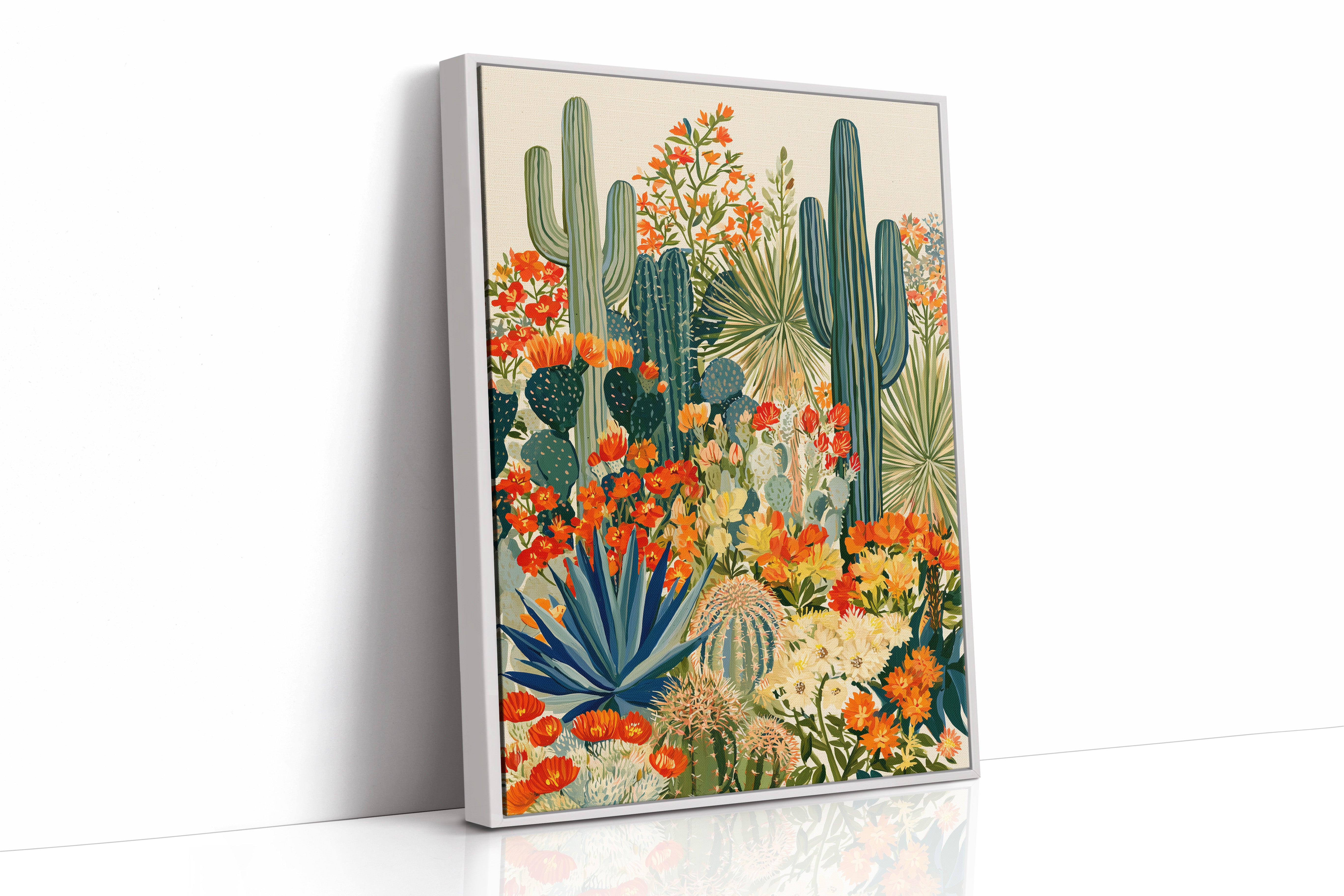 Desert Garden In Full Bloom
