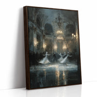 Glistening Steps Under Crystal Light
