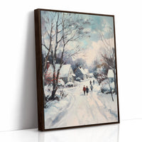 Footsteps Through Winter's Embrace