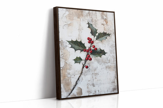 Berries Against Winter's Canvas