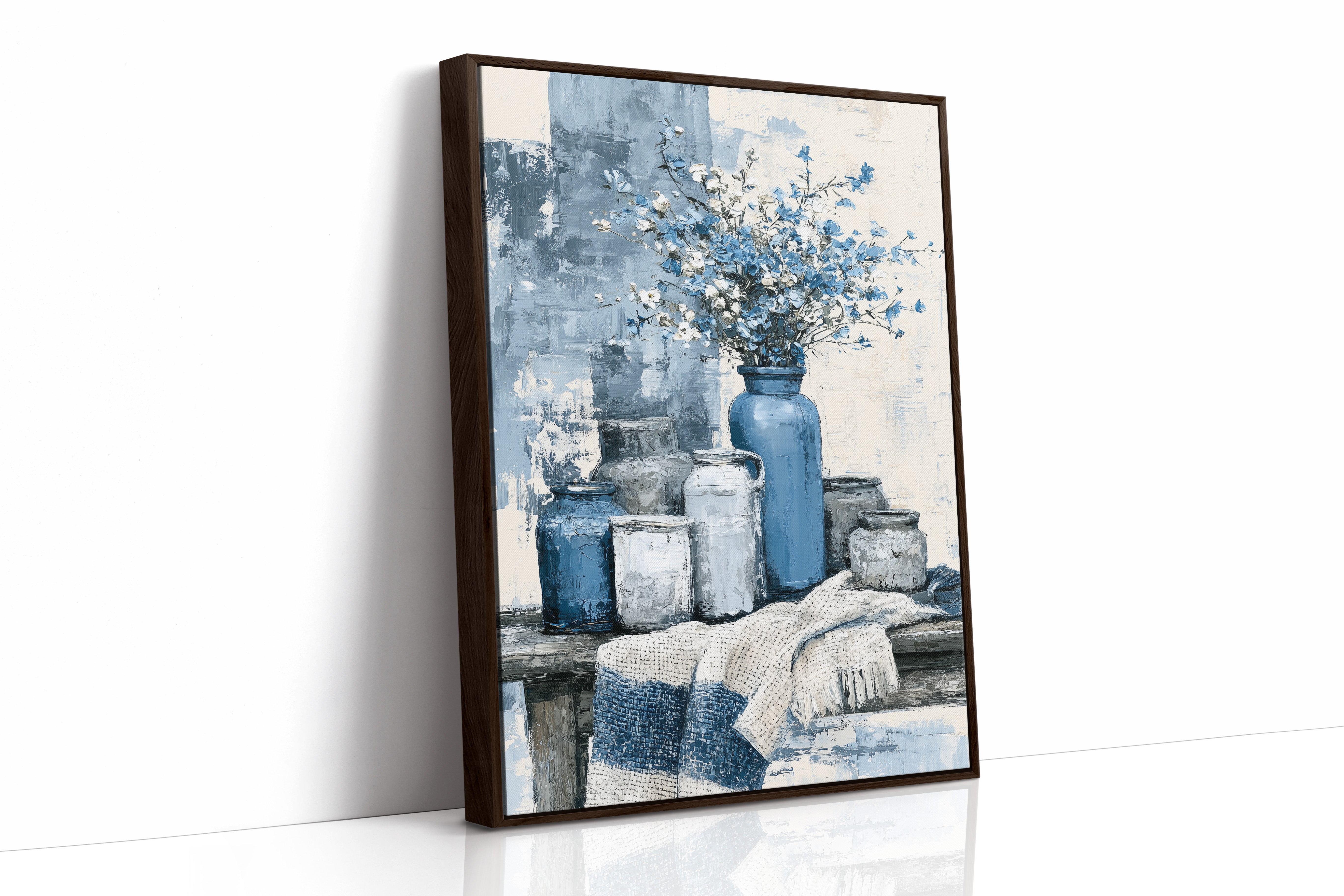 Farmhouse Jars and Wildflower Blues