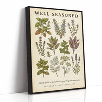 Well Seasoned: Vintage Herb Garden Chart