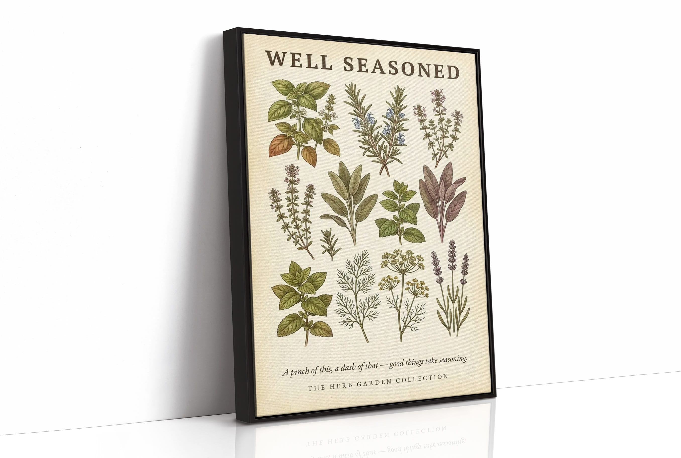 Well Seasoned: Vintage Herb Garden Chart