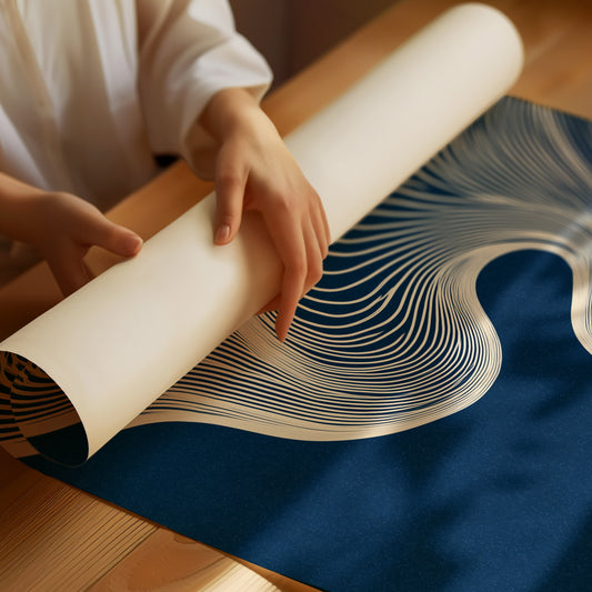 Currents Beneath Indigo Silence