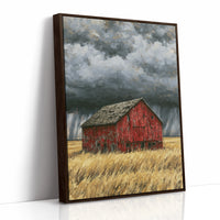 Red Barn Braces for the Storm