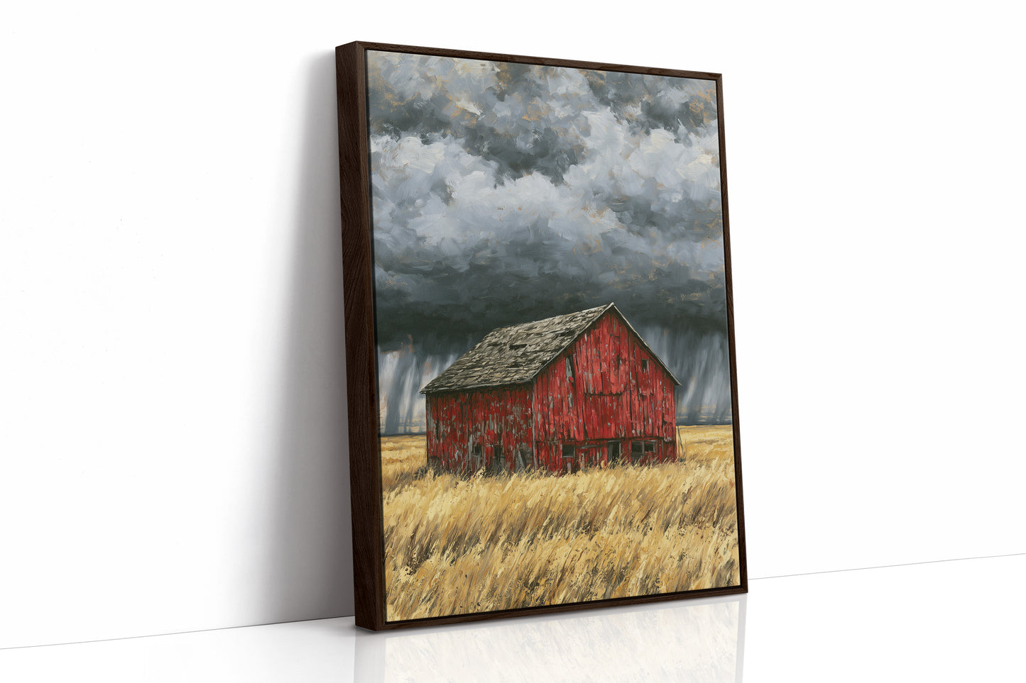 Red Barn Braces for the Storm