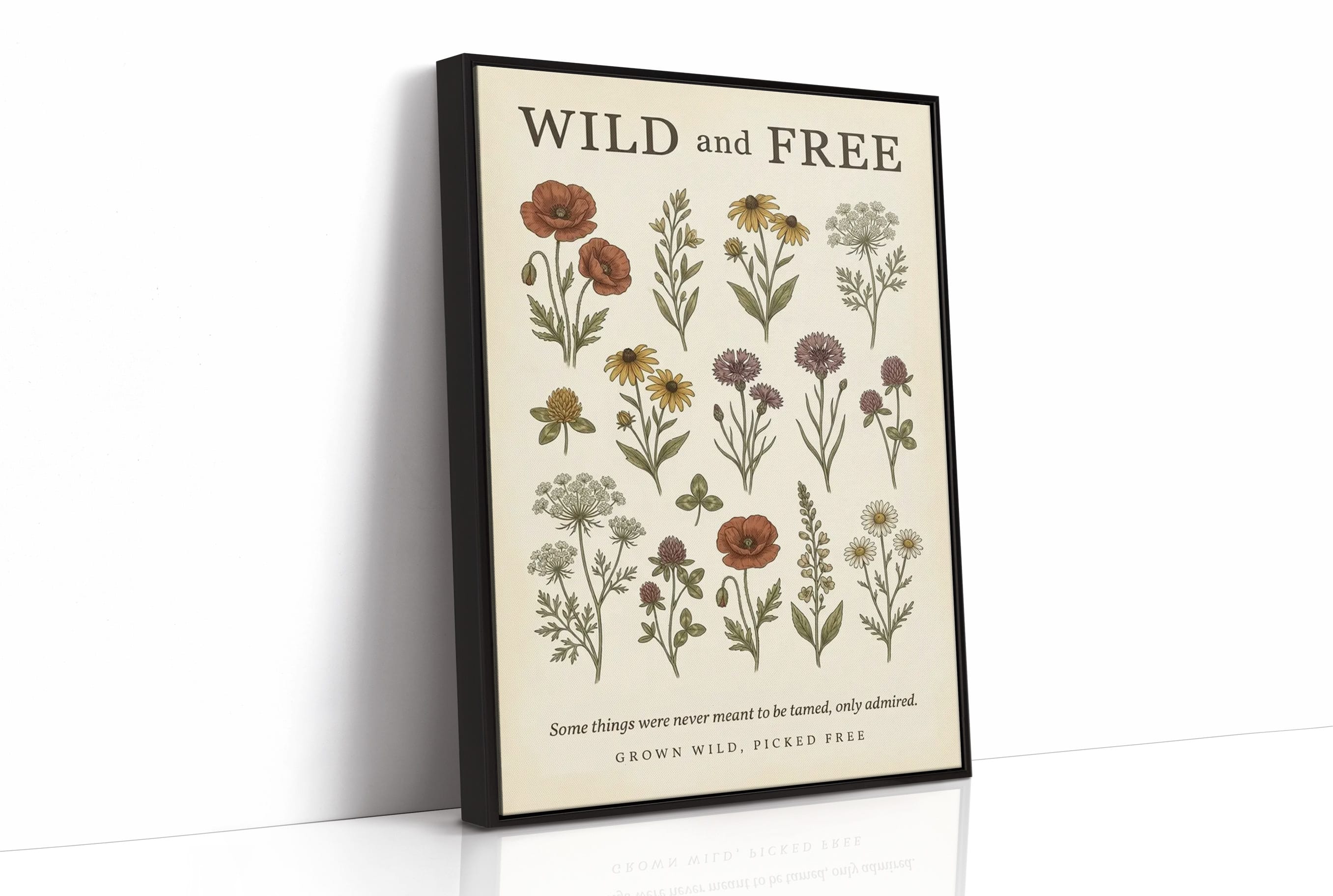 Wild and Free: Vintage Wildflower Chart