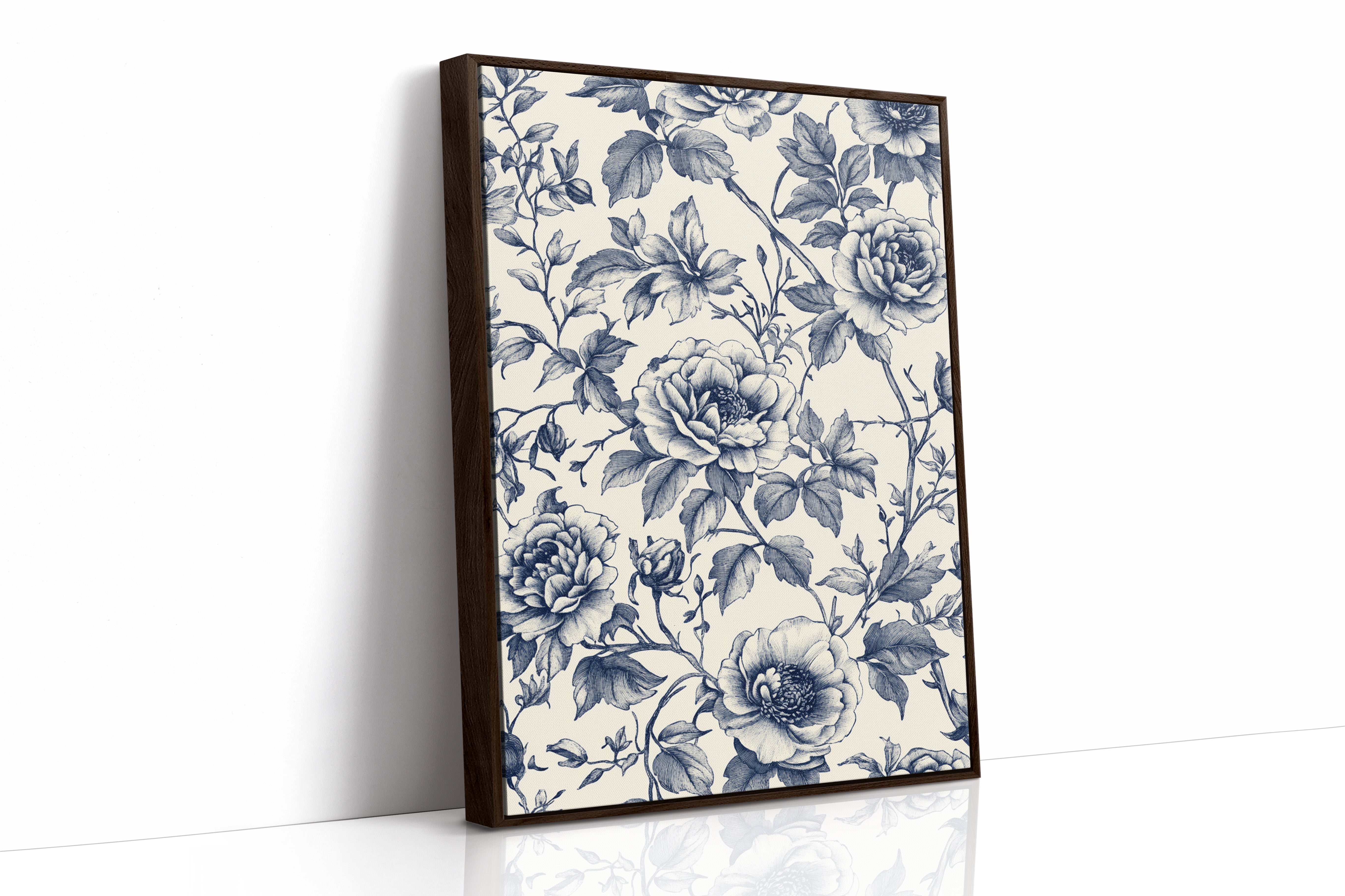 Petals' Secrets in Indigo Light