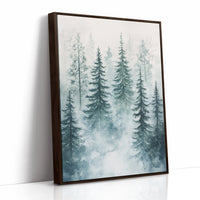 Veil of Mist Among Pines