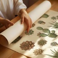 Stay Sharp: Vintage Succulent & Cactus Chart
