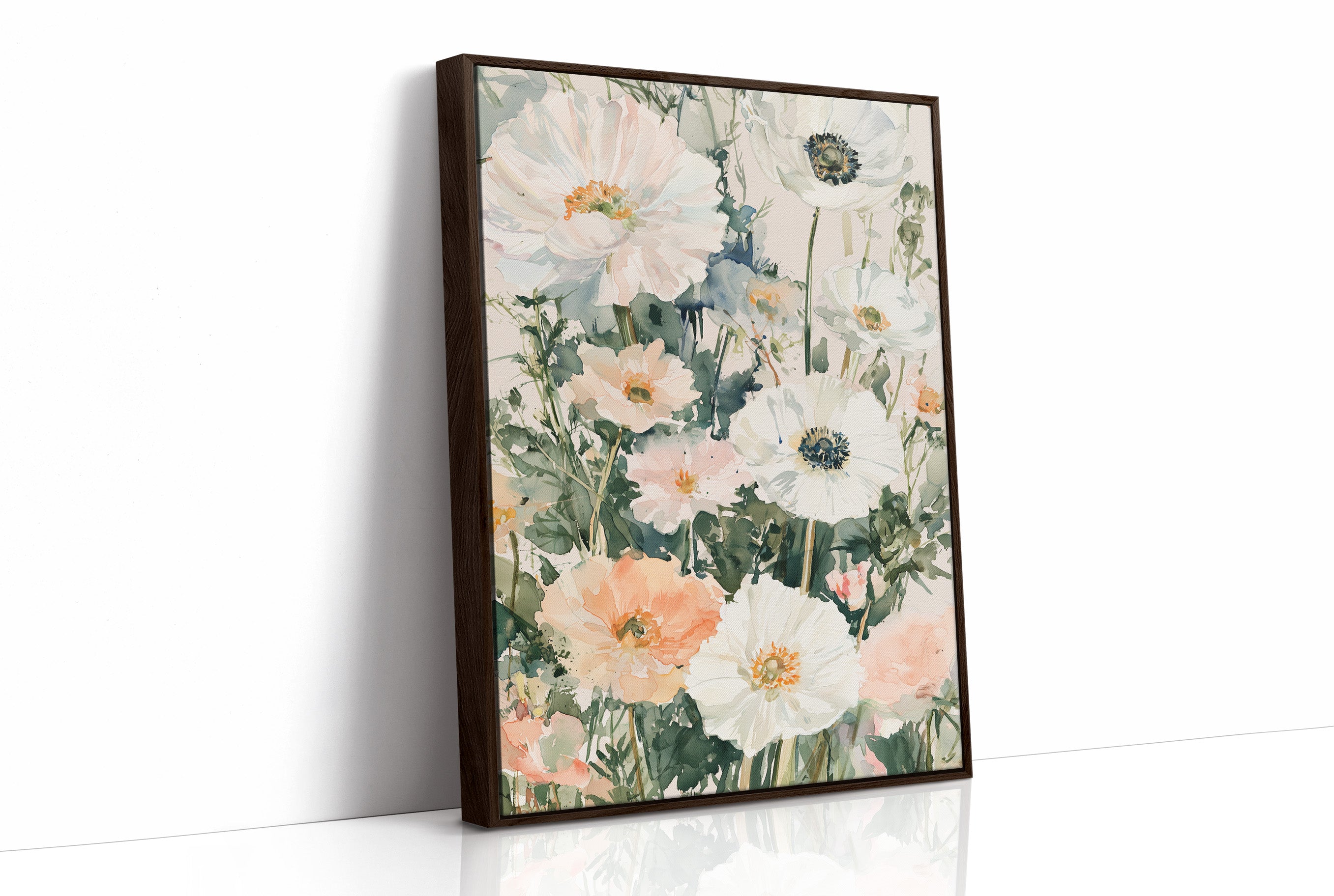 Anemones in Watercolor Bloom