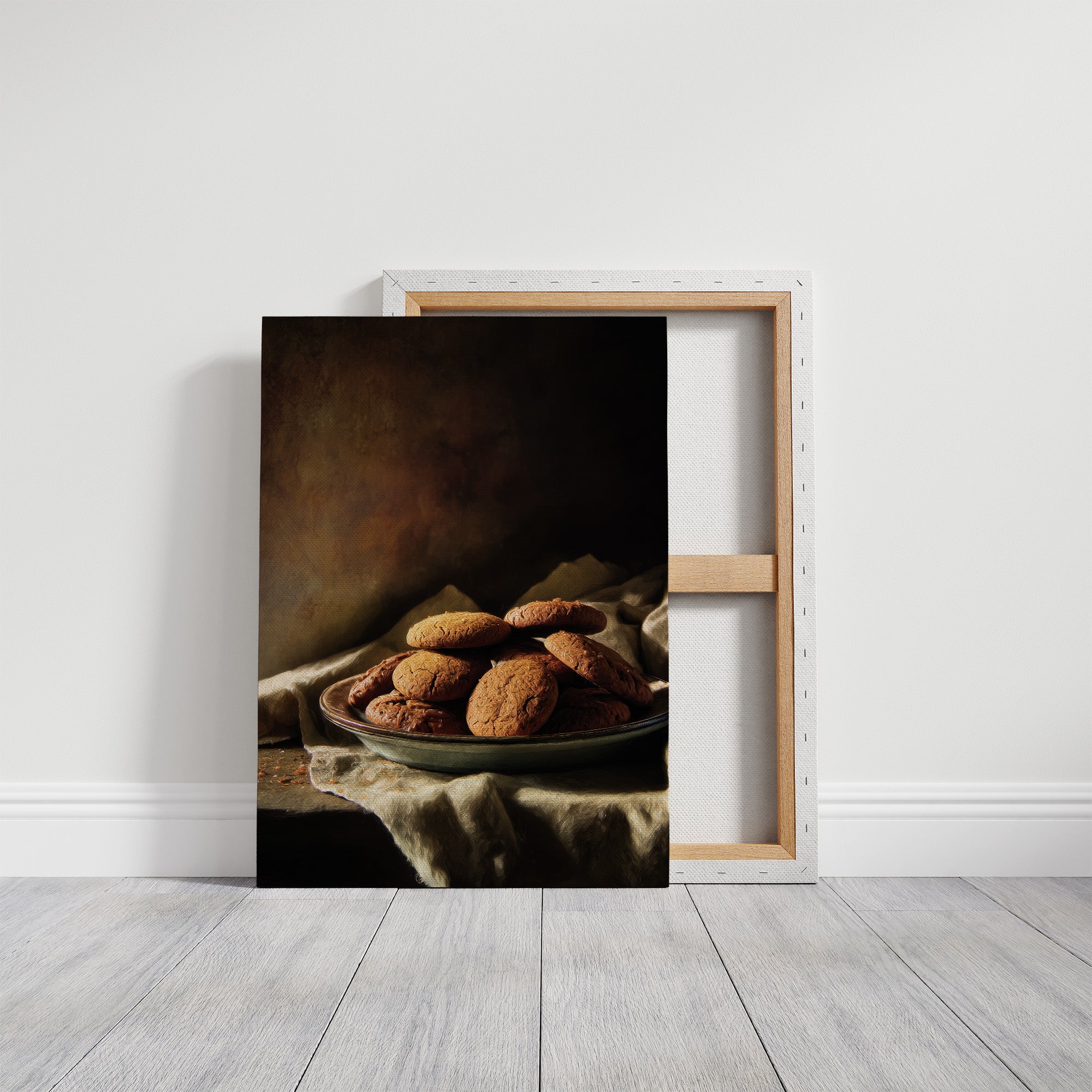 Rustic Abundance: Cookies in Chiaroscuro