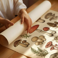 Fun Guys: Vintage Mushroom Chart