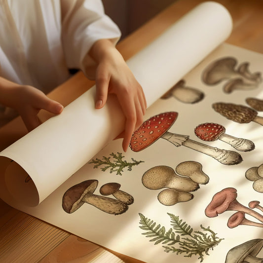 Fun Guys: Vintage Mushroom Chart