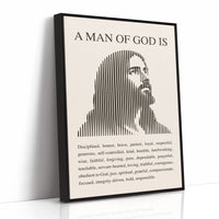 A Man of God: Ivory Line Portrait