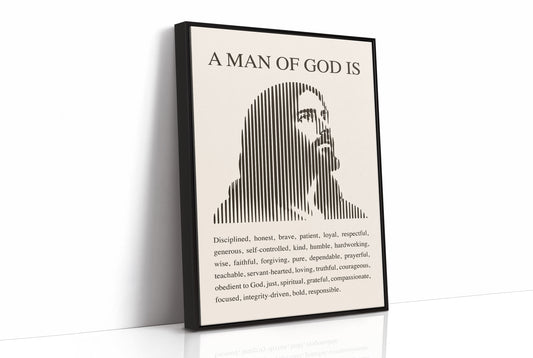 A Man of God: Ivory Line Portrait