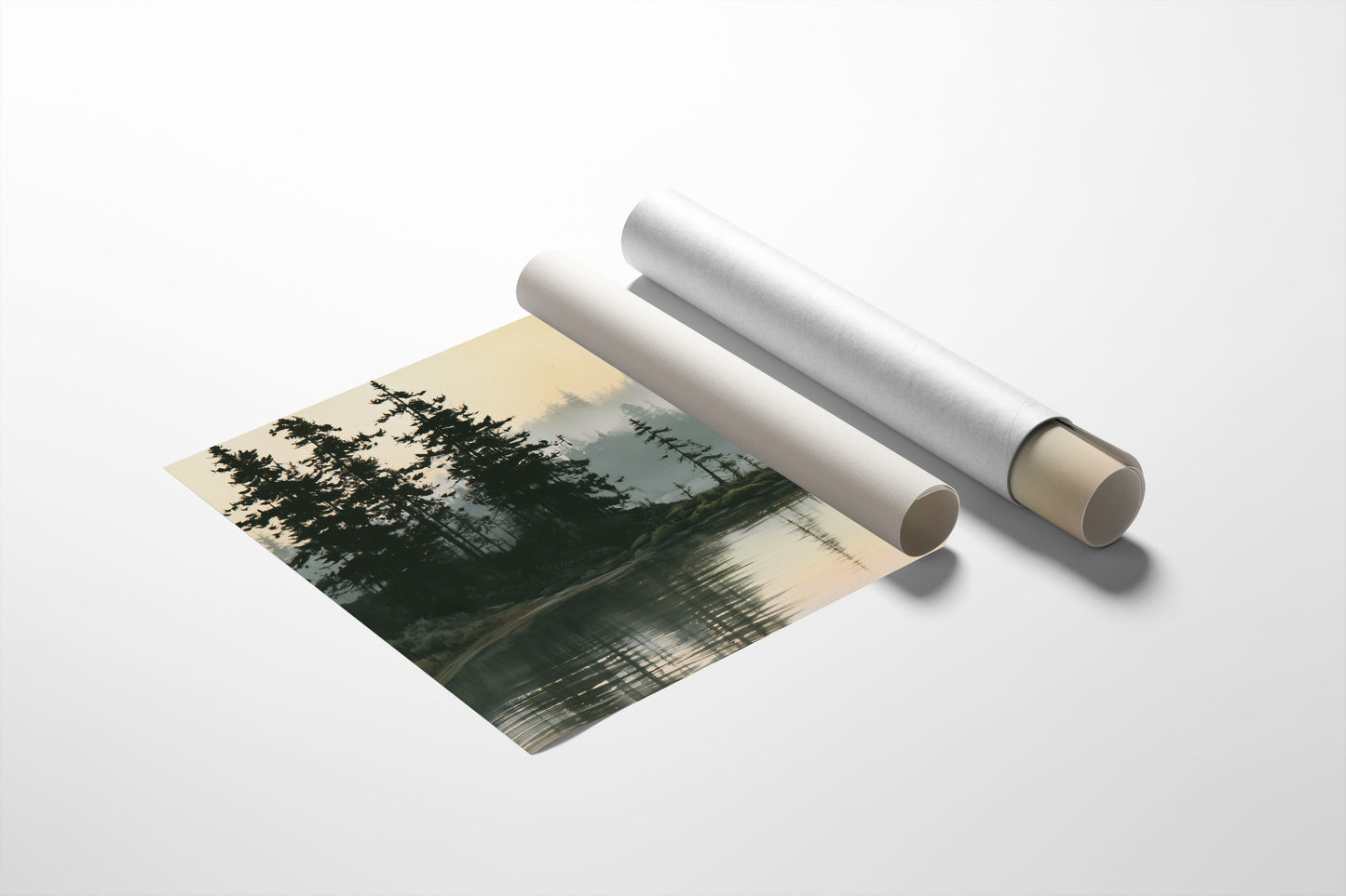 Pines, Fading into Fog