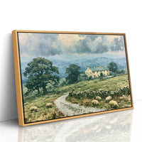 Stone Wall Farmhouse, Grazing Flock
