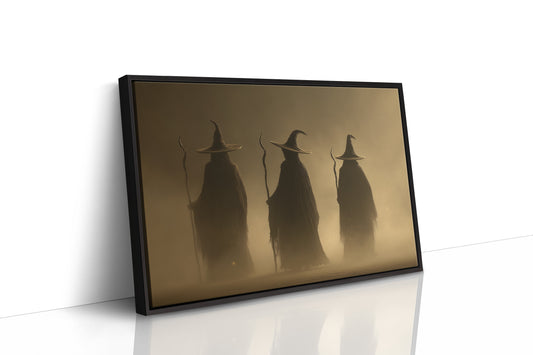 Three Mages Cross Misty Threshold