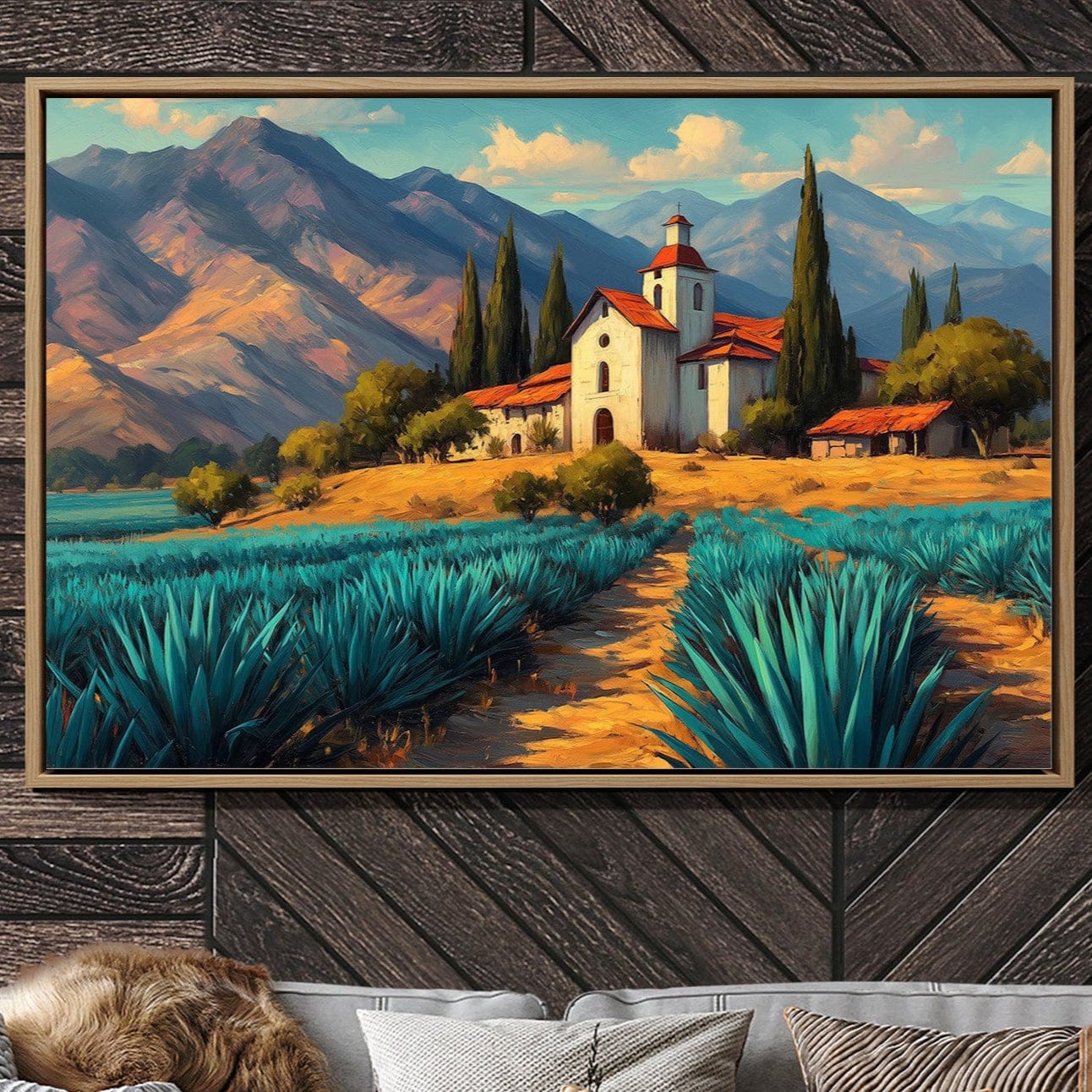 Agave Fields Lead To Sacred Light