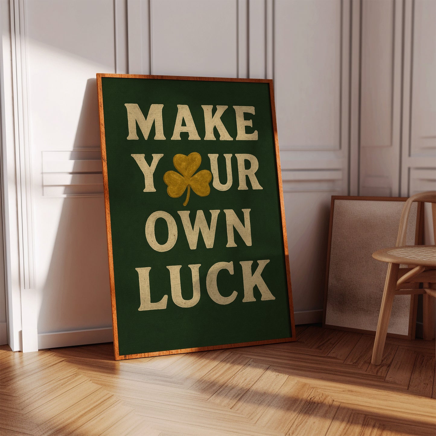Make Your Own Luck Shamrock Print