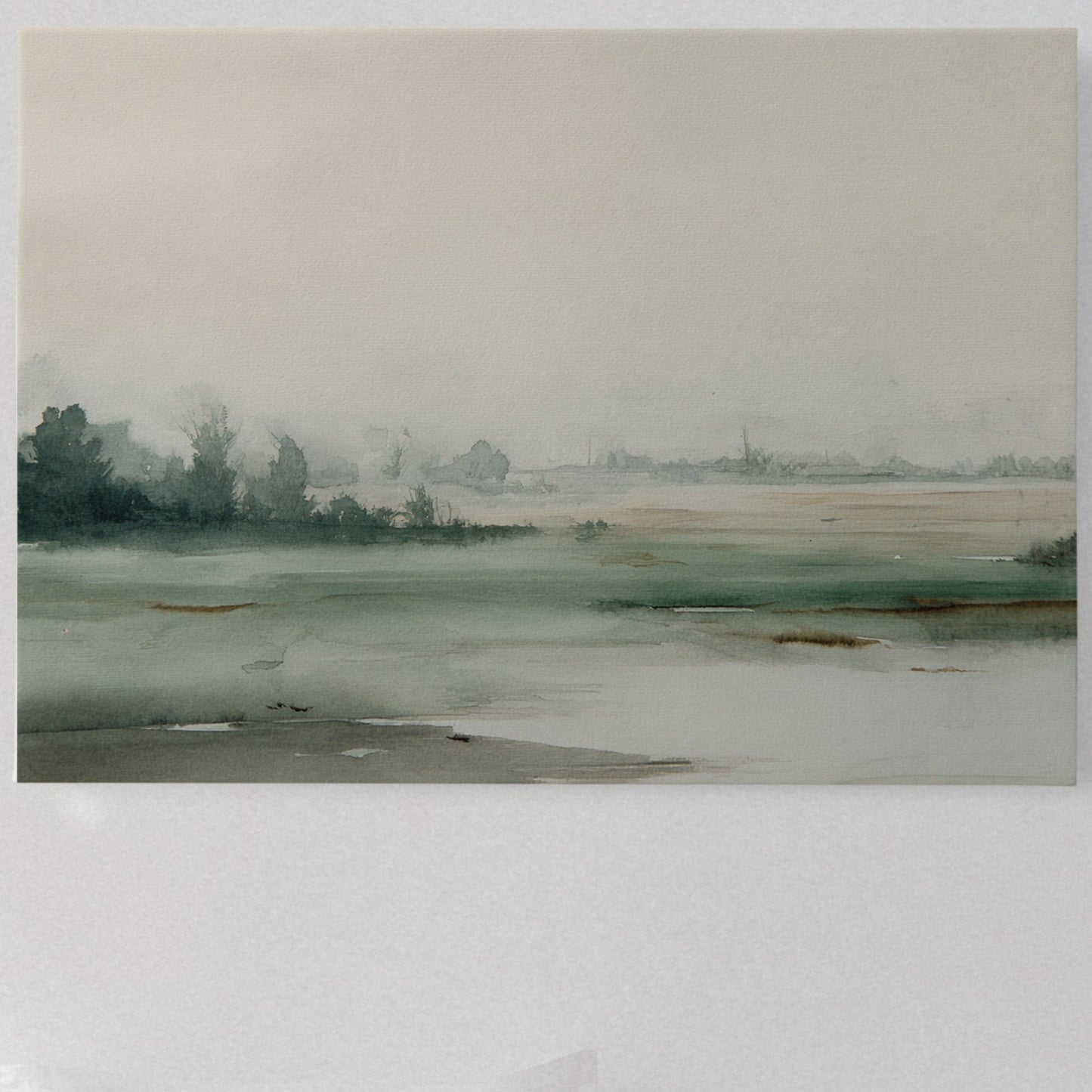 Morning Mist Over Silent Fields