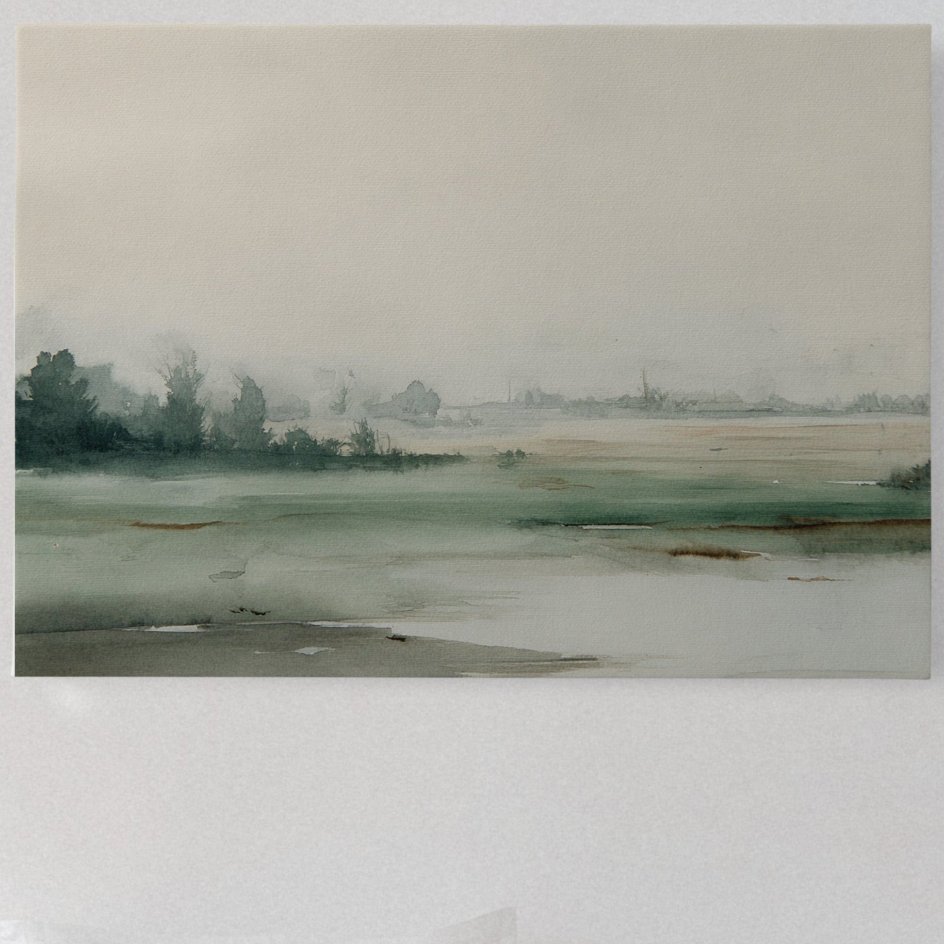 Morning Mist Over Silent Fields