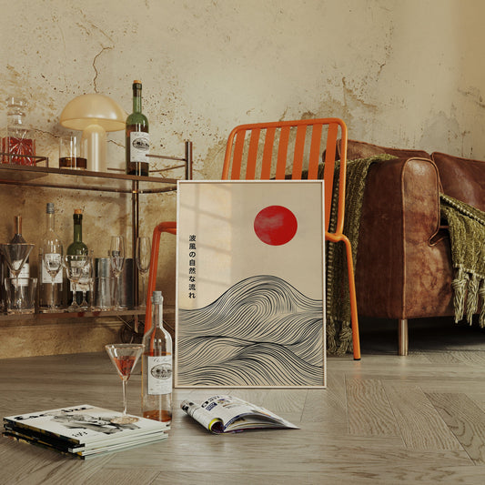 Minimalist Japanese Waves – Timeless Flow of Nature