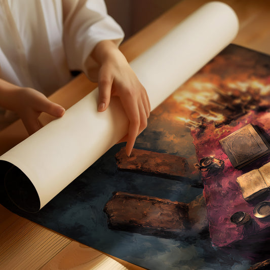 Candlelit Table, Unread Pages