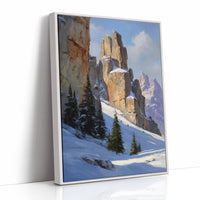 Winter Towers Pierce Azure Skies