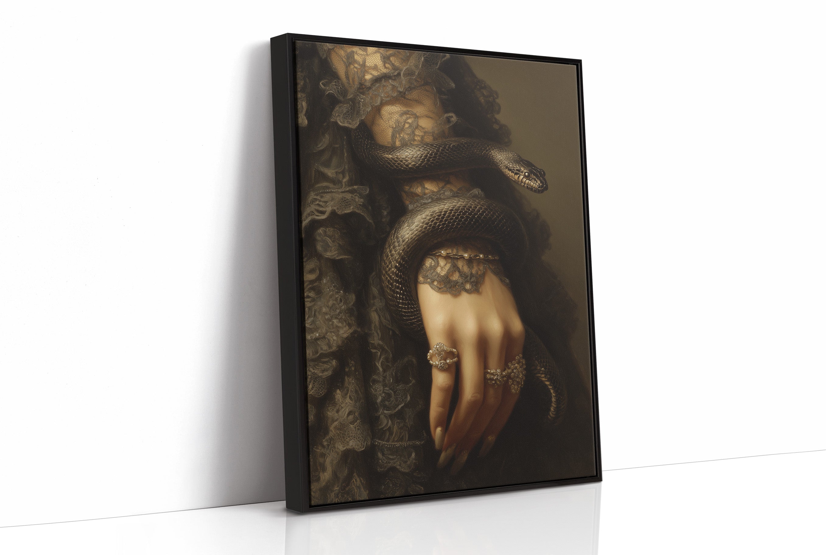 Temptation Coils Through Ancient Lace