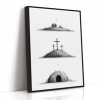 Nativity Told In Three Hills