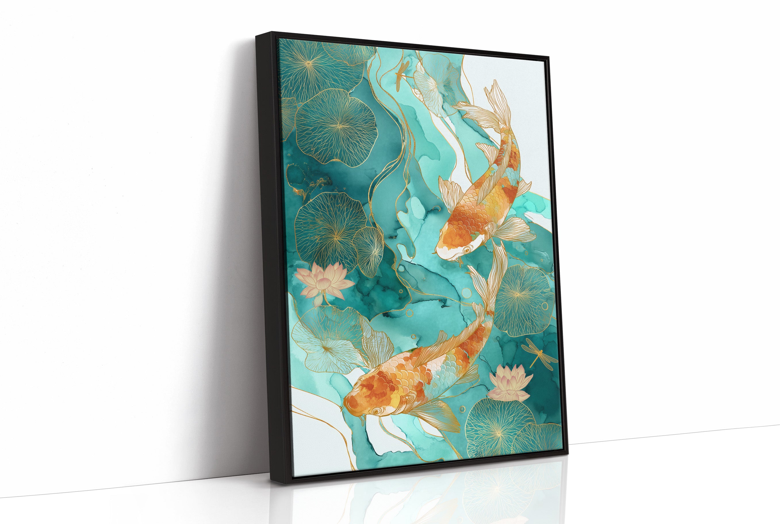 Golden Koi Circle Lotus Pools