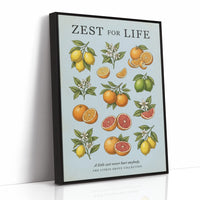 Zest for Life: Vintage Citrus Chart