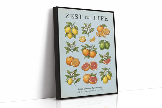 Zest for Life: Vintage Citrus Chart