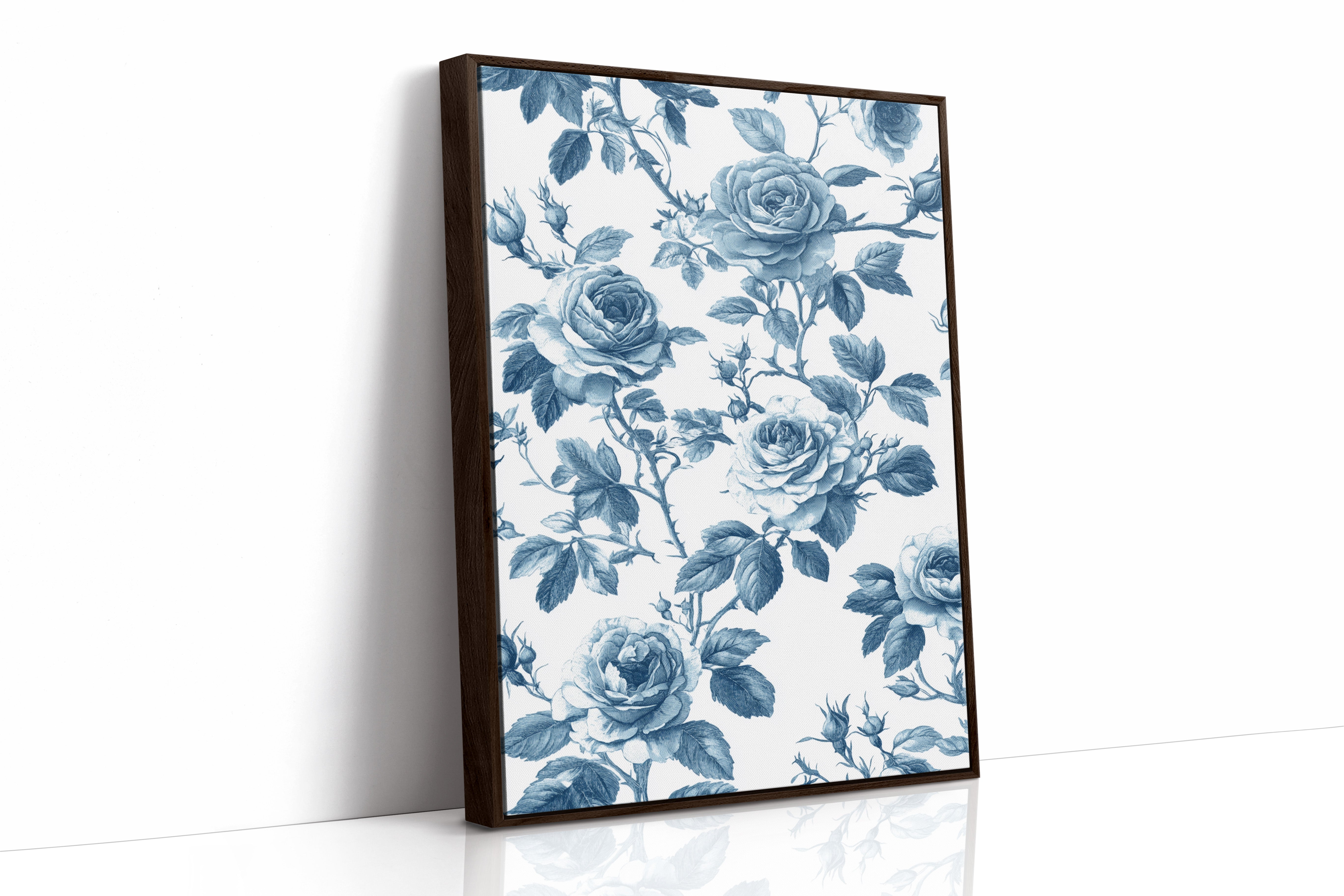 Cerulean Blooms in Quiet Spaces