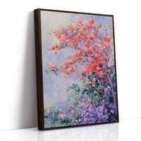 Blossoms Beneath a Vibrant Sky