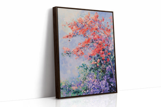 Blossoms Beneath a Vibrant Sky