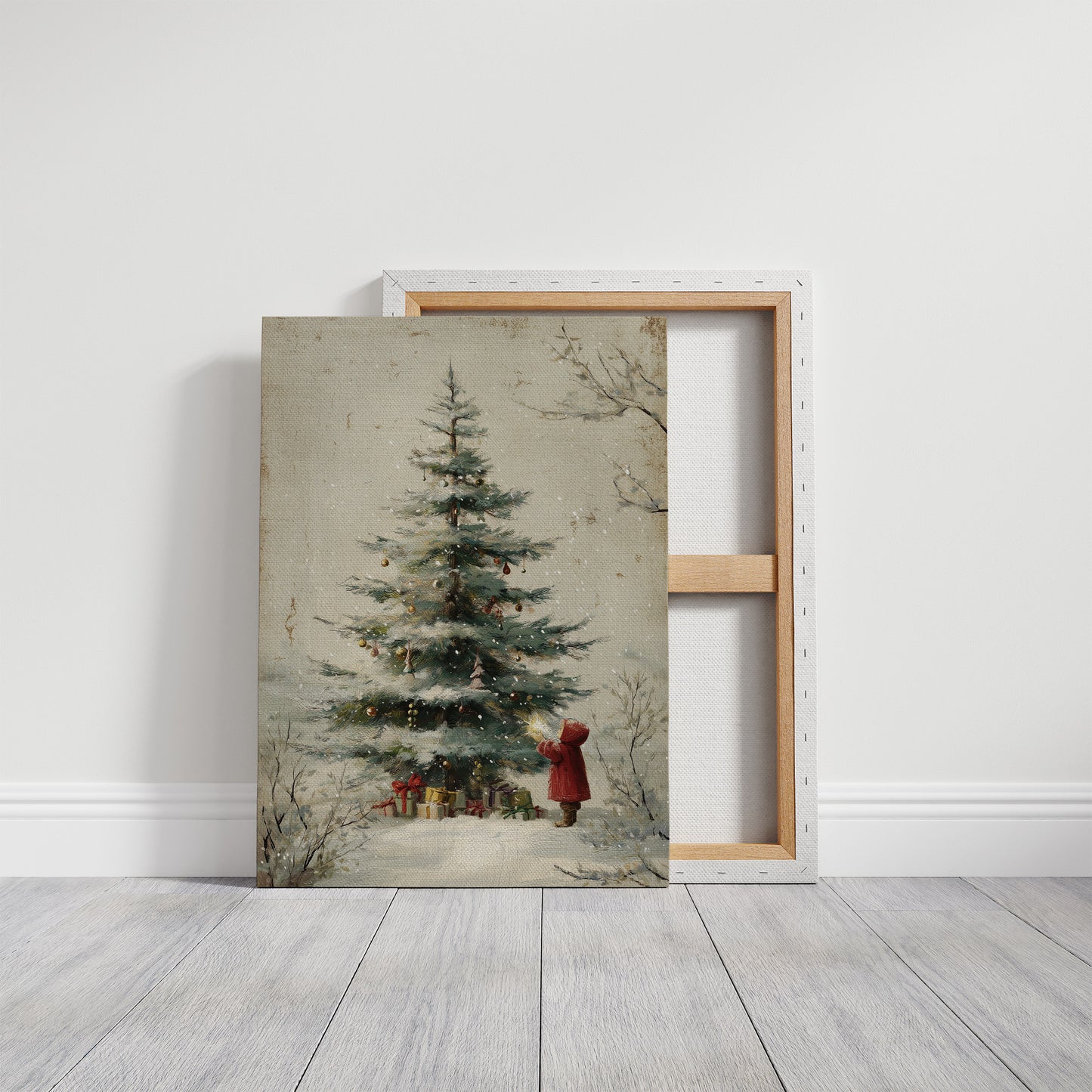 Winter's Wonder Through Innocent Eyes
