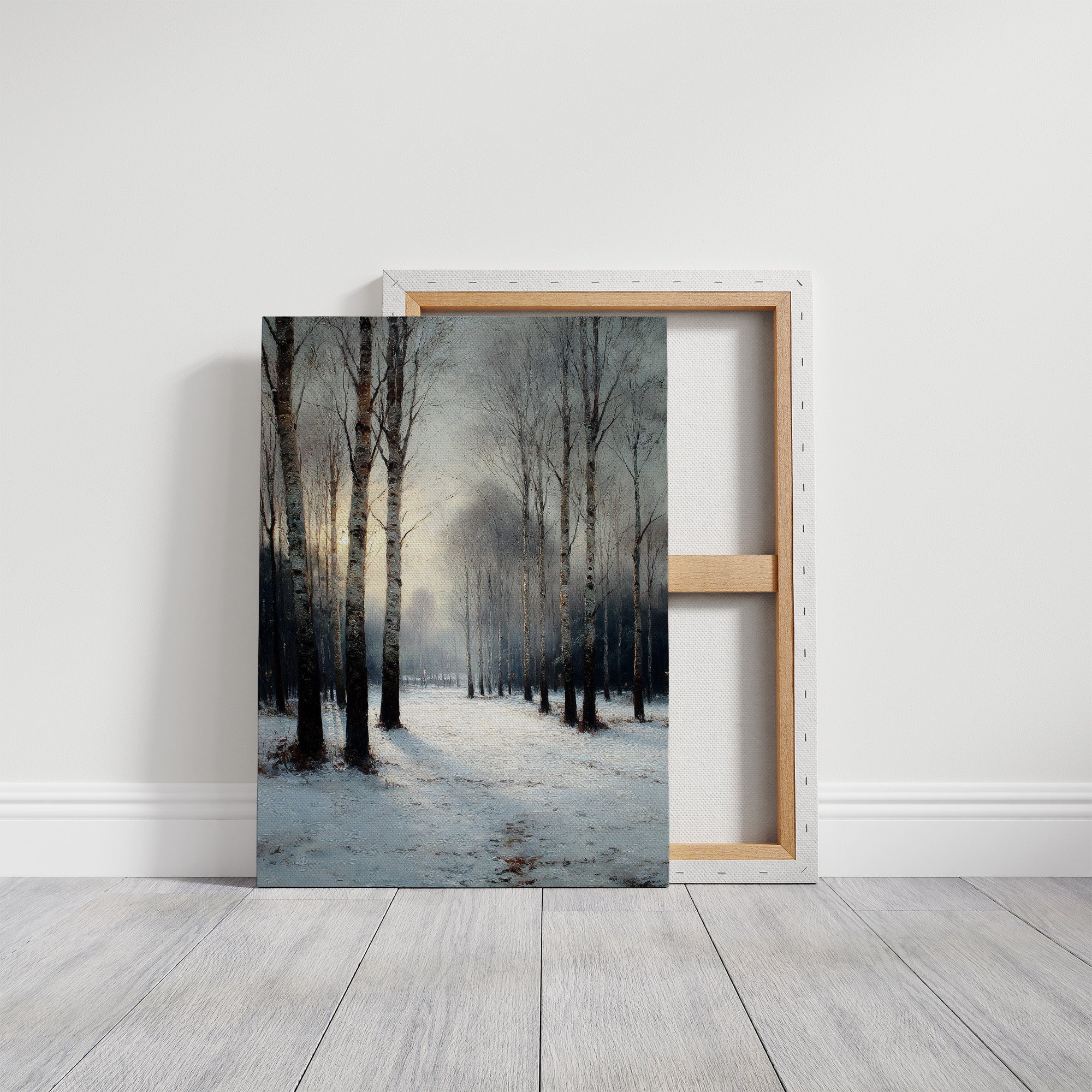 Sunset Through the Birches
