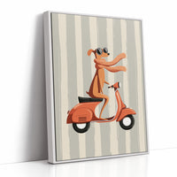 Cool Dog Riding Scooter