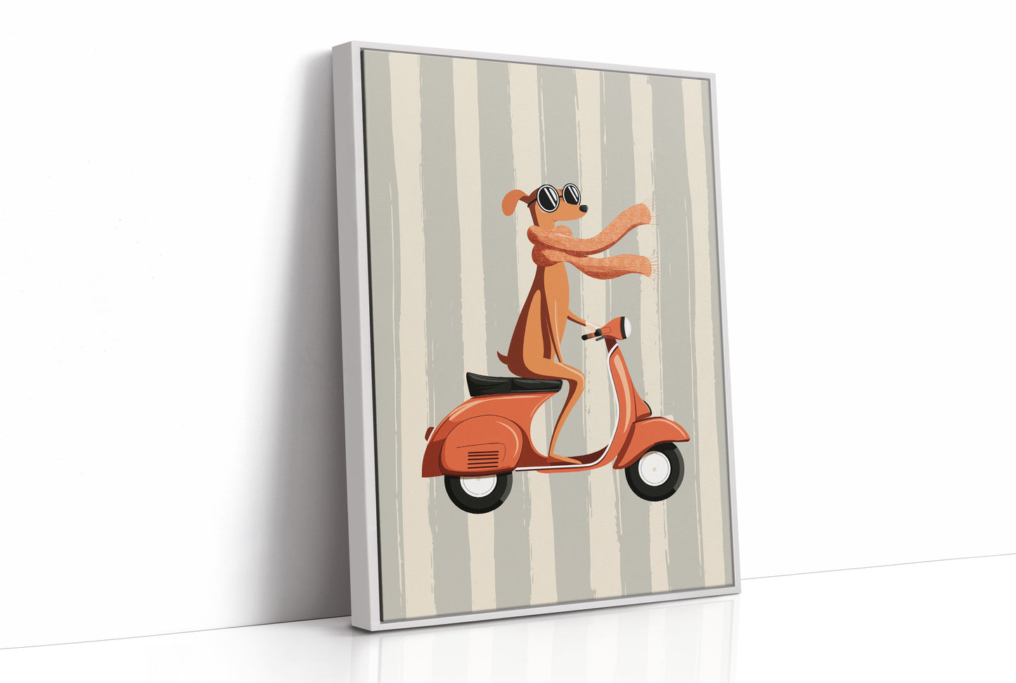 Cool Dog Riding Scooter