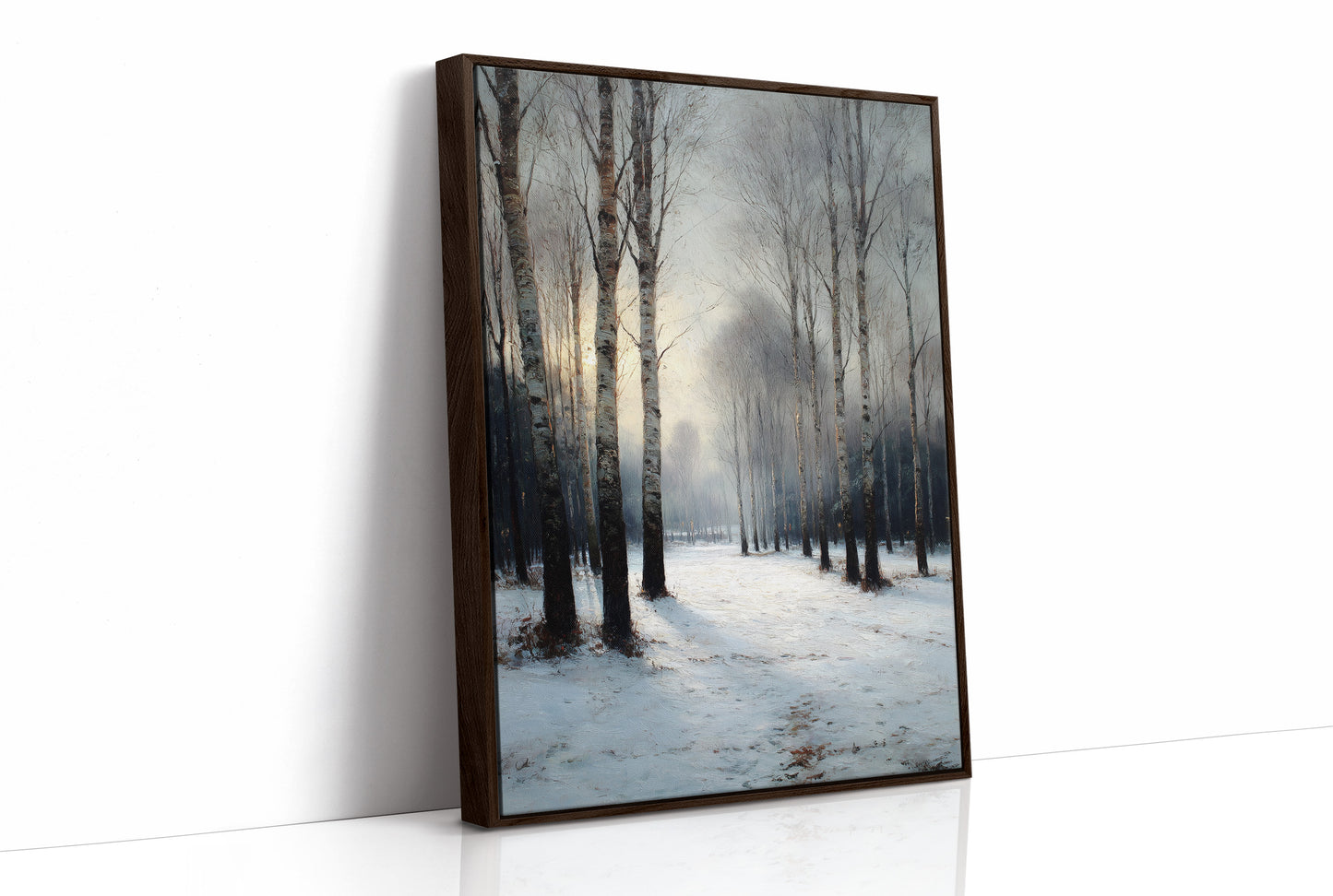 Sunset Through the Birches