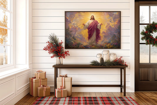 Sacred Light Illuminates Heaven's Garden