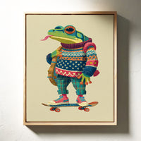 A Skateboarding Tale of Color