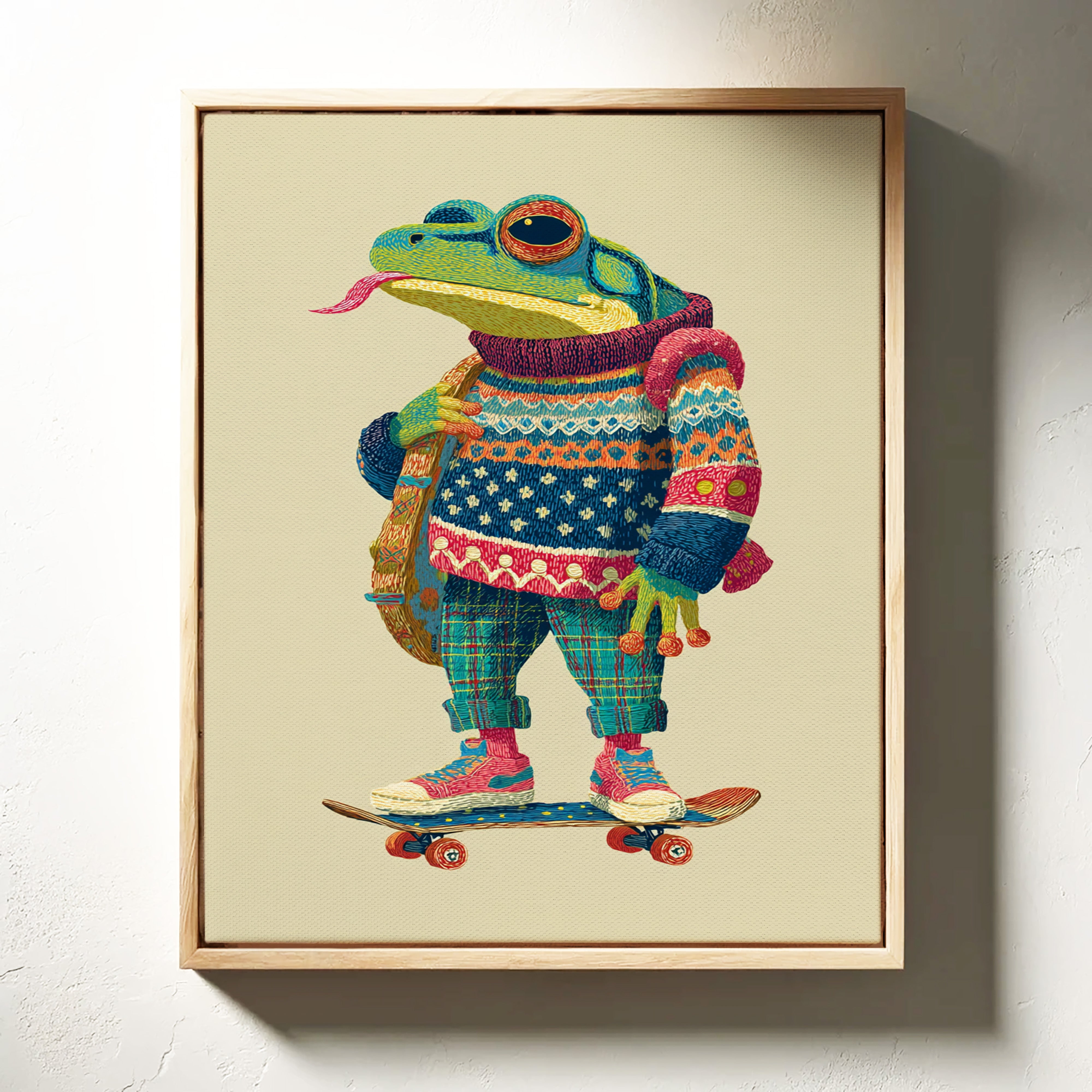 A Skateboarding Tale of Color