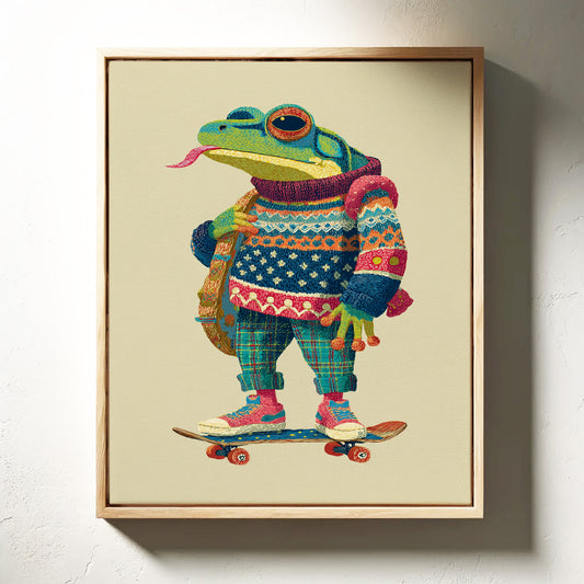 A Skateboarding Tale of Color