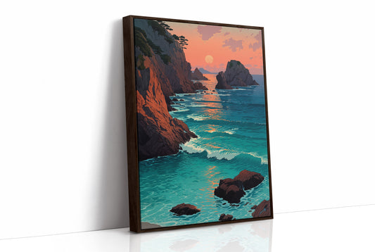 Coastal Cliffs Paint Summer's Farewell