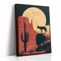 Coyote at Monument Valley